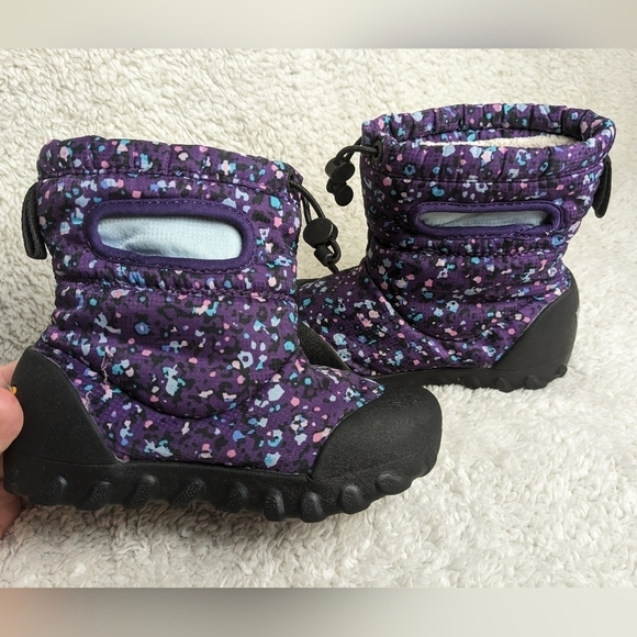 Bogs Kids' Purple Multi-Color Snow Boots - Picture 5 of 8